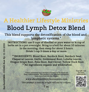 Blood Lymph Detox Blend Tea image 0